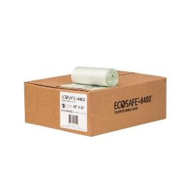 Compostable Can Liner, 20"x22", 25/Roll, 25 Rolls/Case